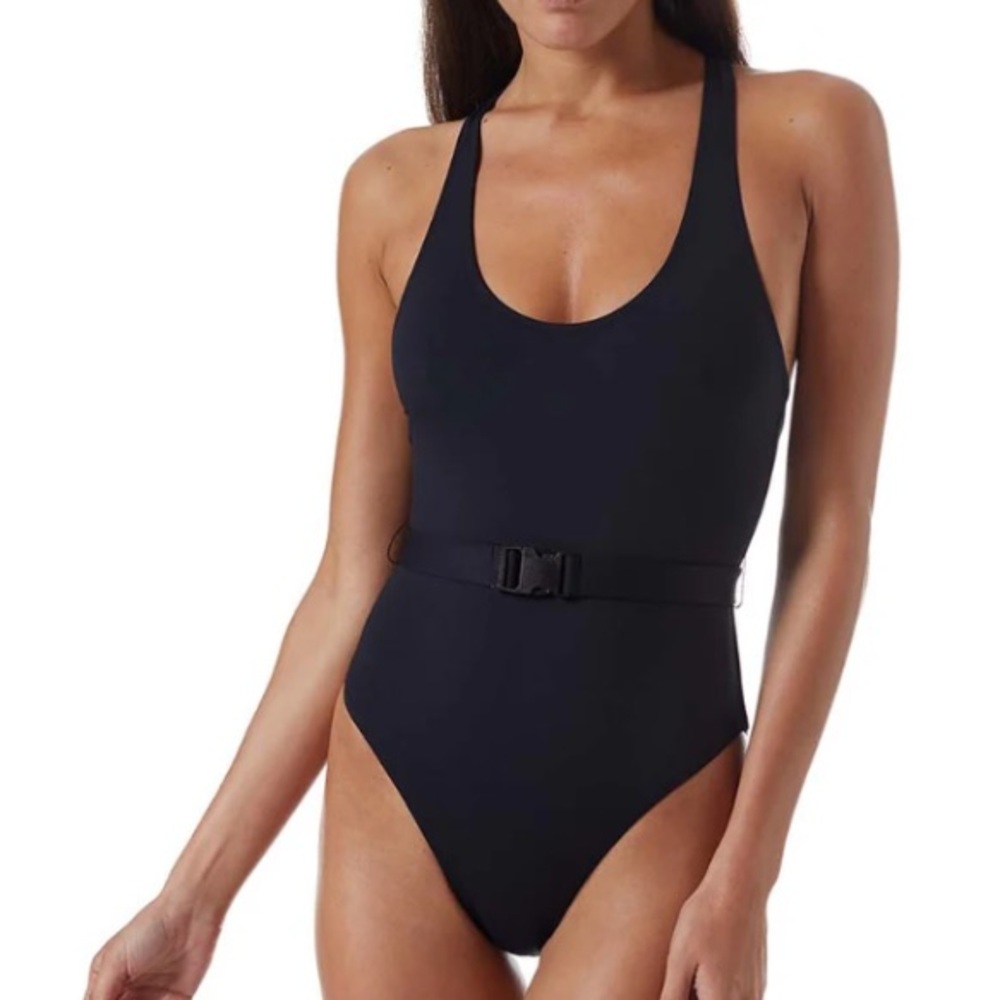 Melissa Odabash NEVIS BLACK ECO SWIMSUIT 42 - Picture 7 of 12